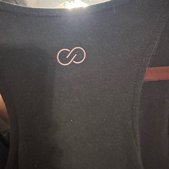 Calia by Carrie Underwood Double Layer Ruched Jersey Dress Black XS - Picture 3 of 5